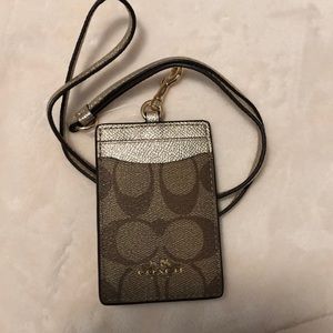 Coach Id lanyard